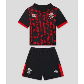 Dětské fotbalový komplet Rangers Tretí košile 2026-27 Krátkým Rukávem